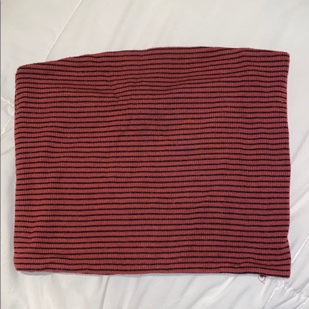 Striped tube top